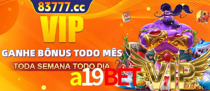 Banner promocional do a19bet oferecendo 100% de recompensas adicionais contínuas para quem fizer o login diário (Daily sign-in), com um mascote de coelho.