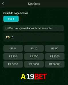 deposits A19BET